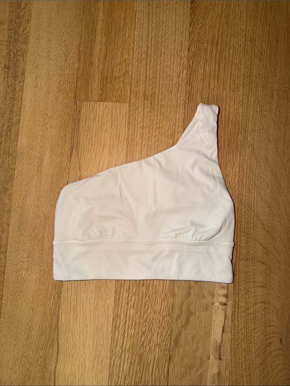 lululemon athletica One-Shoulder Sports Bra in White